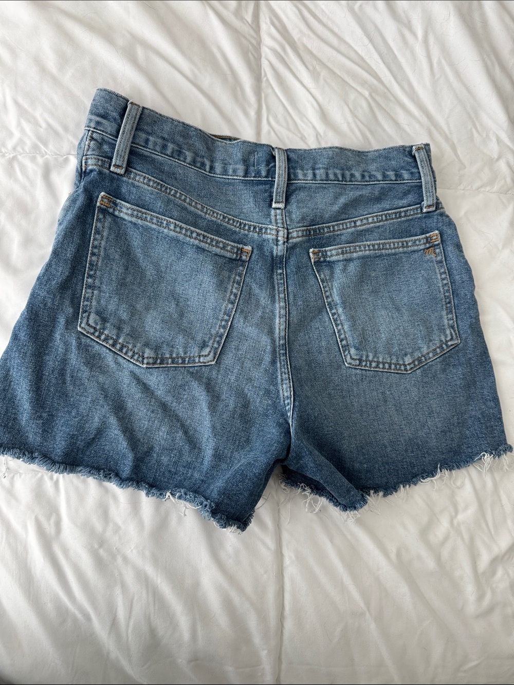 Madewell Light Blue High-Rise Denim “ TheMomJean” Shorts - Picture 4 of 4